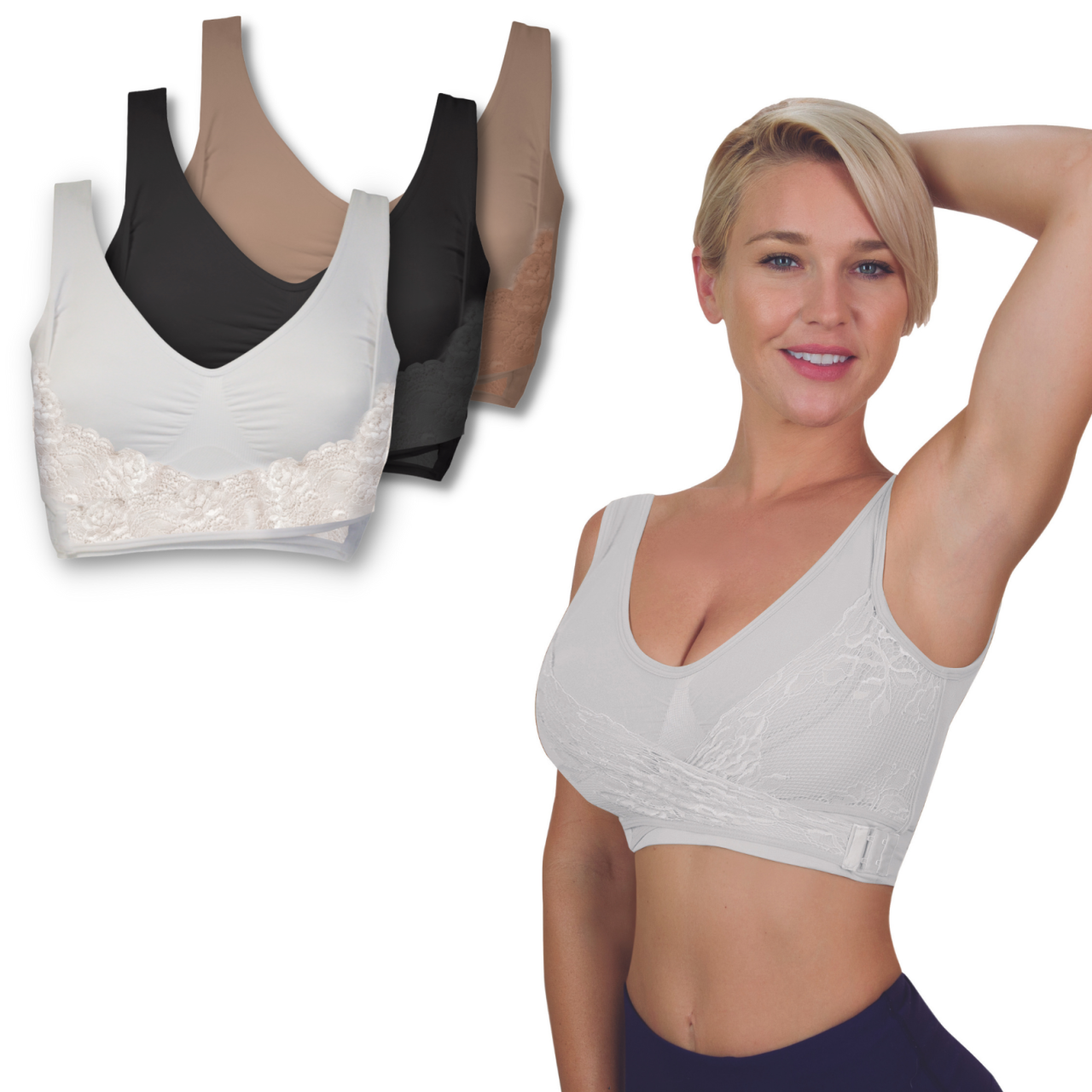 Comfortisse Push Up Bra – Set de 3